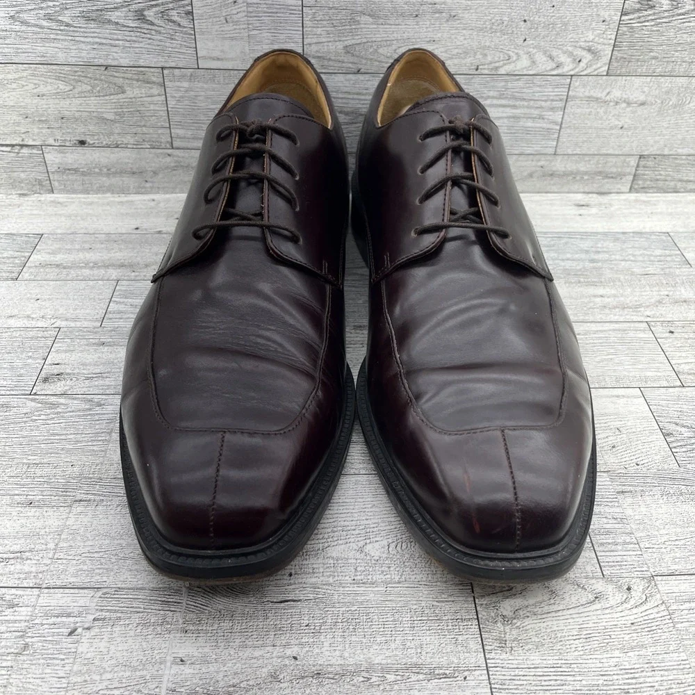 Rockport Burgundy Leather Split Toe Derby Dress Shoes APM1235E Men‎ Size 13M